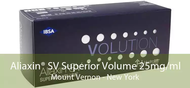 Aliaxin® SV Superior Volume 25mg/ml Mount Vernon - New York