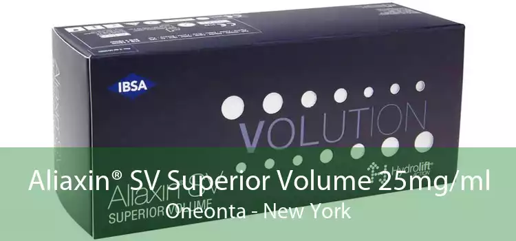 Aliaxin® SV Superior Volume 25mg/ml Oneonta - New York