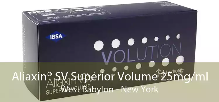 Aliaxin® SV Superior Volume 25mg/ml West Babylon - New York