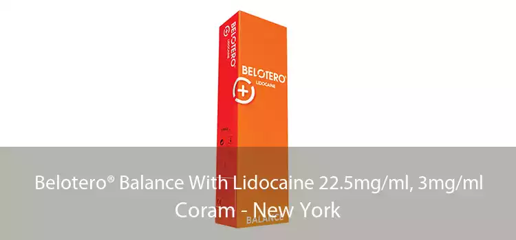 Belotero® Balance With Lidocaine 22.5mg/ml, 3mg/ml Coram - New York