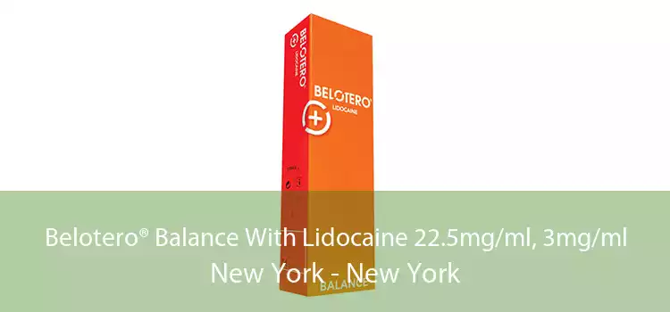 Belotero® Balance With Lidocaine 22.5mg/ml, 3mg/ml New York - New York