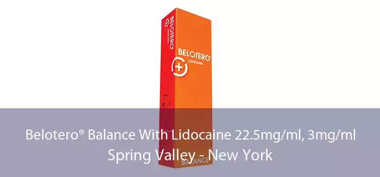 Belotero® Balance With Lidocaine 22.5mg/ml, 3mg/ml Spring Valley - New York