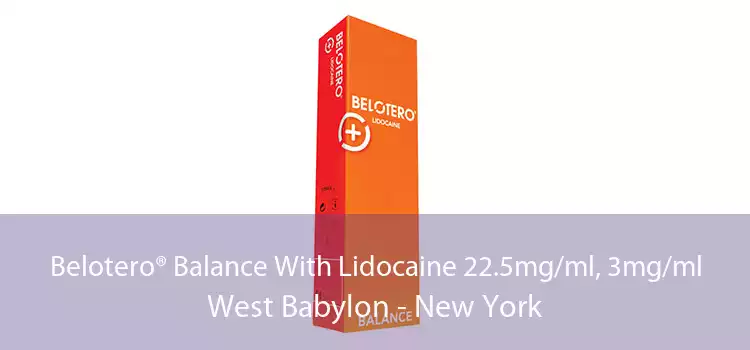Belotero® Balance With Lidocaine 22.5mg/ml, 3mg/ml West Babylon - New York