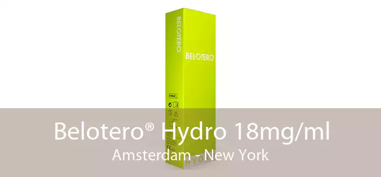 Belotero® Hydro 18mg/ml Amsterdam - New York