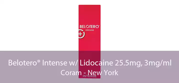 Belotero® Intense w/ Lidocaine 25.5mg, 3mg/ml Coram - New York