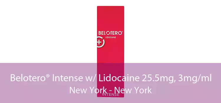 Belotero® Intense w/ Lidocaine 25.5mg, 3mg/ml New York - New York