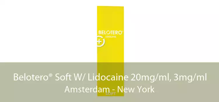 Belotero® Soft W/ Lidocaine 20mg/ml, 3mg/ml Amsterdam - New York
