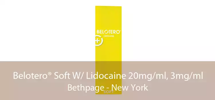Belotero® Soft W/ Lidocaine 20mg/ml, 3mg/ml Bethpage - New York