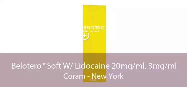 Belotero® Soft W/ Lidocaine 20mg/ml, 3mg/ml Coram - New York