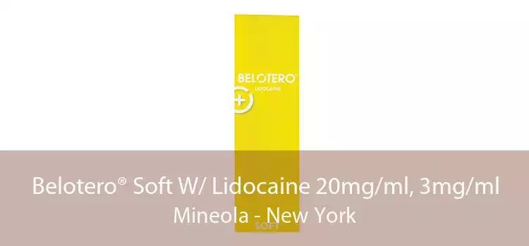 Belotero® Soft W/ Lidocaine 20mg/ml, 3mg/ml Mineola - New York