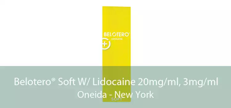 Belotero® Soft W/ Lidocaine 20mg/ml, 3mg/ml Oneida - New York