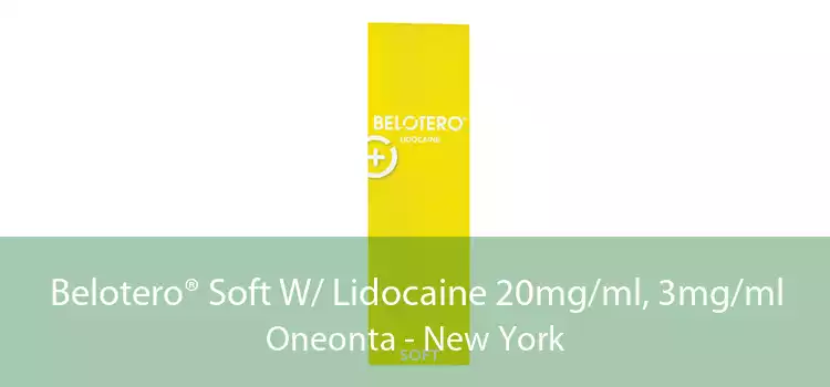 Belotero® Soft W/ Lidocaine 20mg/ml, 3mg/ml Oneonta - New York