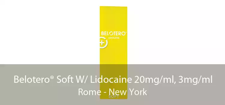 Belotero® Soft W/ Lidocaine 20mg/ml, 3mg/ml Rome - New York