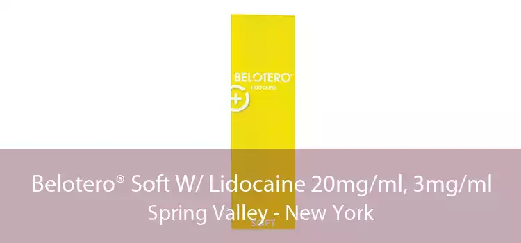 Belotero® Soft W/ Lidocaine 20mg/ml, 3mg/ml Spring Valley - New York