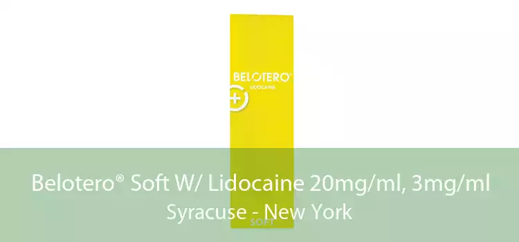 Belotero® Soft W/ Lidocaine 20mg/ml, 3mg/ml Syracuse - New York