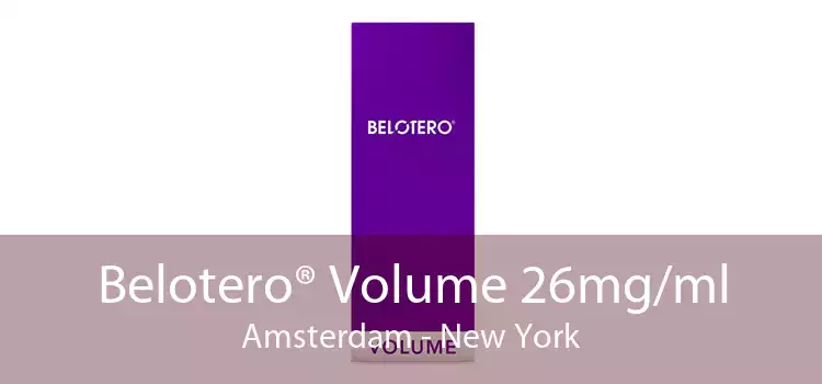 Belotero® Volume 26mg/ml Amsterdam - New York