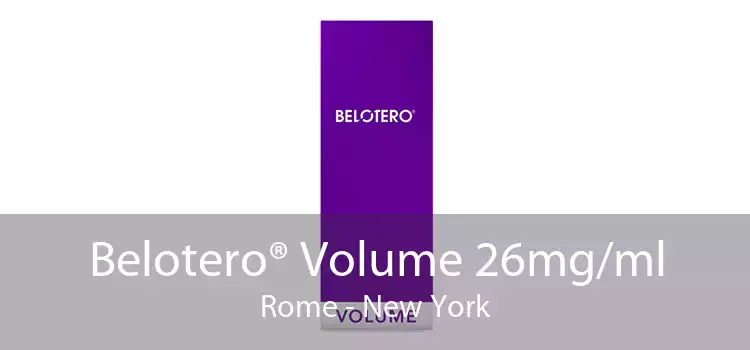 Belotero® Volume 26mg/ml Rome - New York