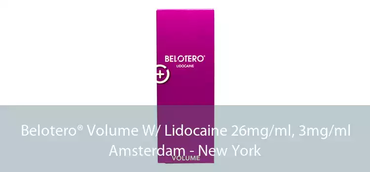 Belotero® Volume W/ Lidocaine 26mg/ml, 3mg/ml Amsterdam - New York
