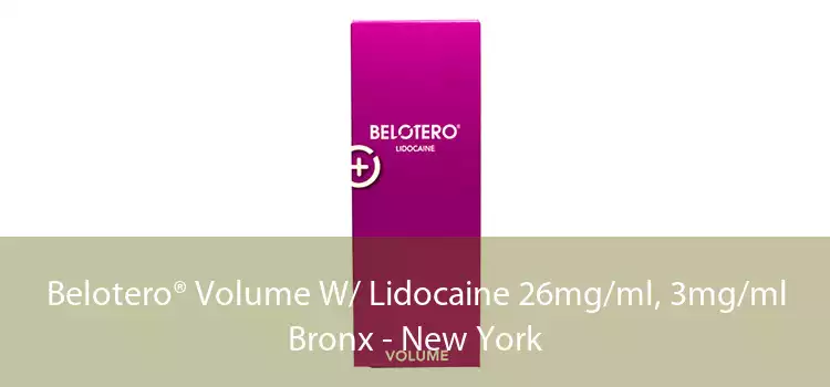 Belotero® Volume W/ Lidocaine 26mg/ml, 3mg/ml Bronx - New York