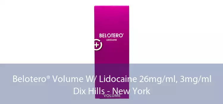 Belotero® Volume W/ Lidocaine 26mg/ml, 3mg/ml Dix Hills - New York