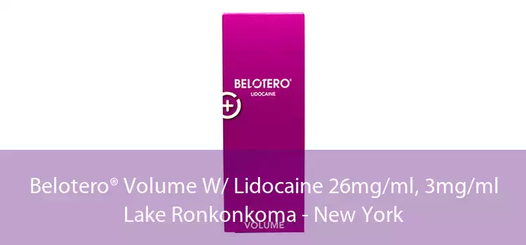 Belotero® Volume W/ Lidocaine 26mg/ml, 3mg/ml Lake Ronkonkoma - New York