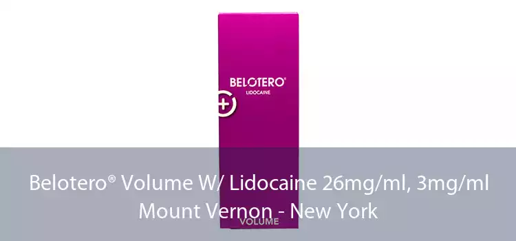 Belotero® Volume W/ Lidocaine 26mg/ml, 3mg/ml Mount Vernon - New York