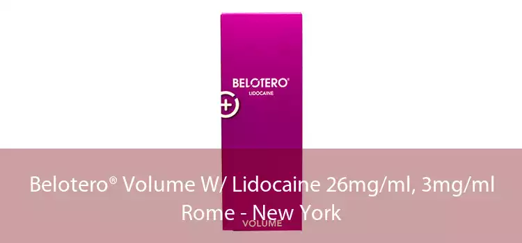Belotero® Volume W/ Lidocaine 26mg/ml, 3mg/ml Rome - New York