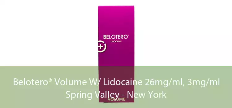 Belotero® Volume W/ Lidocaine 26mg/ml, 3mg/ml Spring Valley - New York