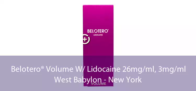Belotero® Volume W/ Lidocaine 26mg/ml, 3mg/ml West Babylon - New York