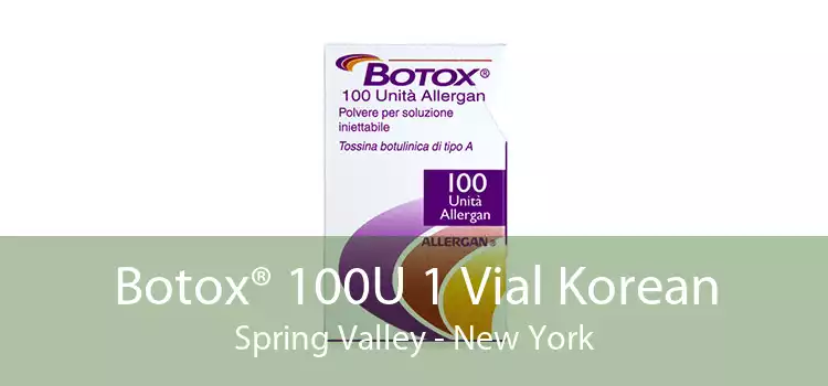 Botox® 100U 1 Vial Korean Spring Valley - New York