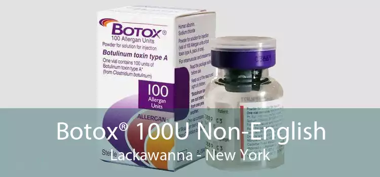Botox® 100U Non-English Lackawanna - New York