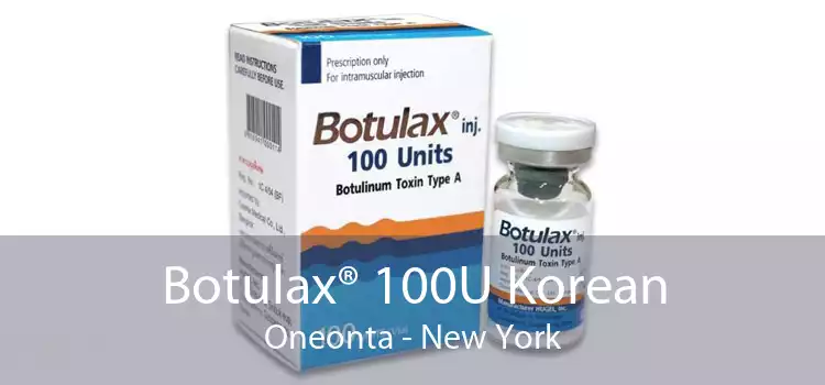 Botulax® 100U Korean Oneonta - New York