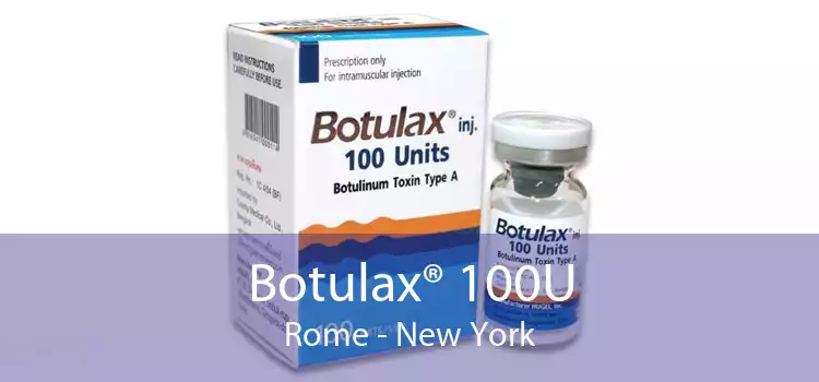Botulax® 100U Rome - New York