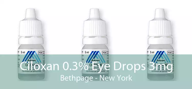 Ciloxan 0.3% Eye Drops 3mg Bethpage - New York
