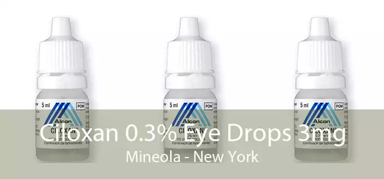 Ciloxan 0.3% Eye Drops 3mg Mineola - New York
