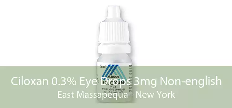 Ciloxan 0.3% Eye Drops 3mg Non-english East Massapequa - New York