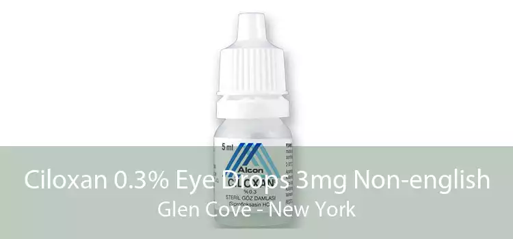 Ciloxan 0.3% Eye Drops 3mg Non-english Glen Cove - New York