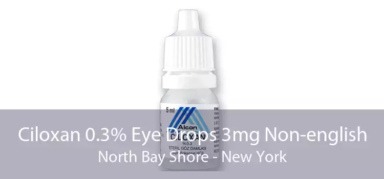 Ciloxan 0.3% Eye Drops 3mg Non-english North Bay Shore - New York