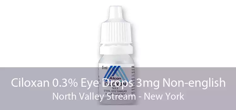 Ciloxan 0.3% Eye Drops 3mg Non-english North Valley Stream - New York