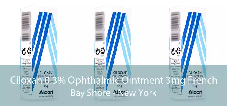 Ciloxan 0.3% Ophthalmic Ointment 3mg French Bay Shore - New York