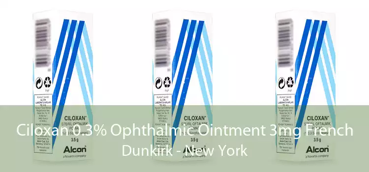 Ciloxan 0.3% Ophthalmic Ointment 3mg French Dunkirk - New York