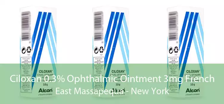 Ciloxan 0.3% Ophthalmic Ointment 3mg French East Massapequa - New York