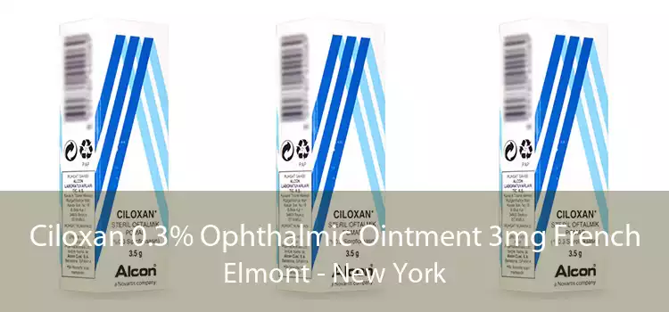 Ciloxan 0.3% Ophthalmic Ointment 3mg French Elmont - New York