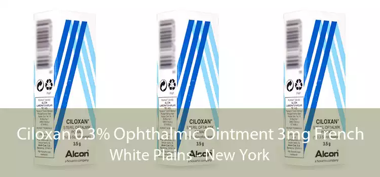 Ciloxan 0.3% Ophthalmic Ointment 3mg French White Plains - New York