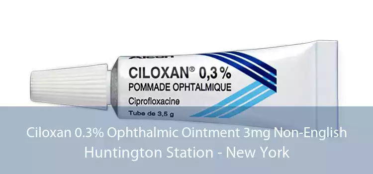 Ciloxan 0.3% Ophthalmic Ointment 3mg Non-English Huntington Station - New York