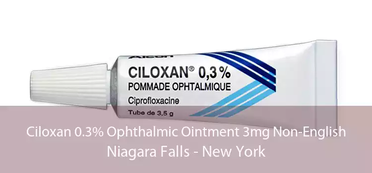 Ciloxan 0.3% Ophthalmic Ointment 3mg Non-English Niagara Falls - New York