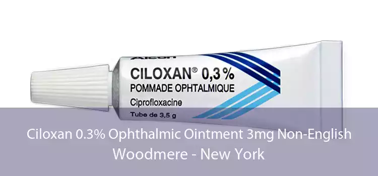 Ciloxan 0.3% Ophthalmic Ointment 3mg Non-English Woodmere - New York