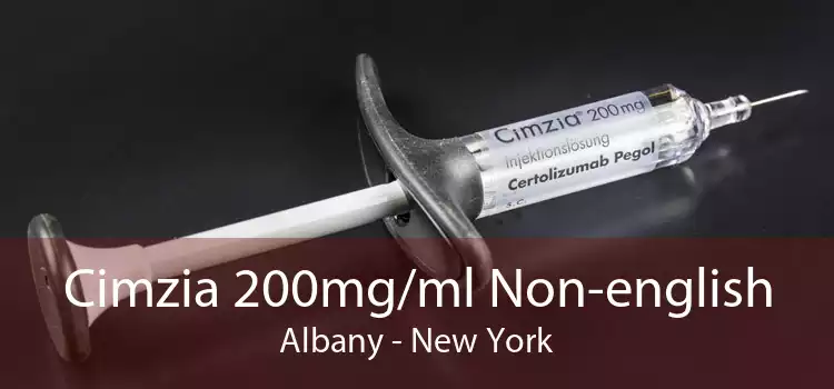 Cimzia 200mg/ml Non-english Albany - New York