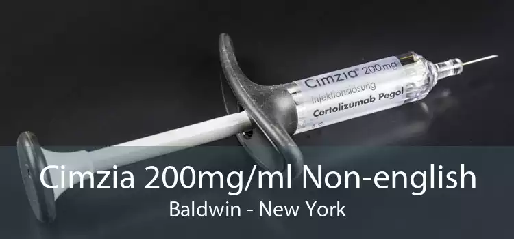 Cimzia 200mg/ml Non-english Baldwin - New York