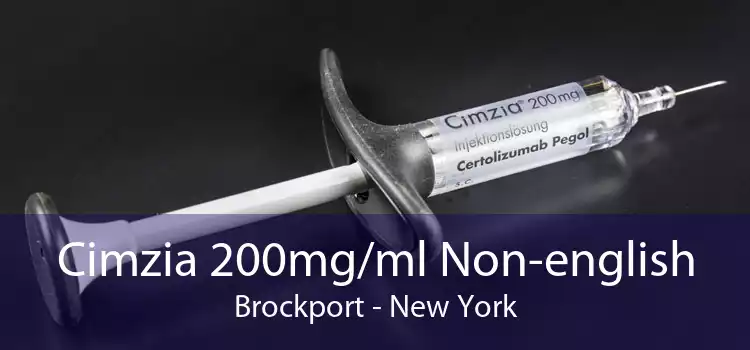 Cimzia 200mg/ml Non-english Brockport - New York